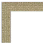 Miroir de porte pleine longueur doré mosaïque non biseauté de 18 po x 52 po - Amanti Art : à suspendre, cadre en polystyrène