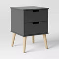 Modern Kids' Nightstand Dark Gray - Pillowfort™
