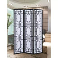 Roundhill Furniture Sudoku 3 Panel Room Divider Screen