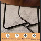 Tables basses gigognes (lot de 2) - Tables rondes style Mid-Century Modern pour salon et chambre