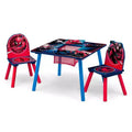 Delta Children Spider-Man Kids Table and 2 Chairs with Storage
