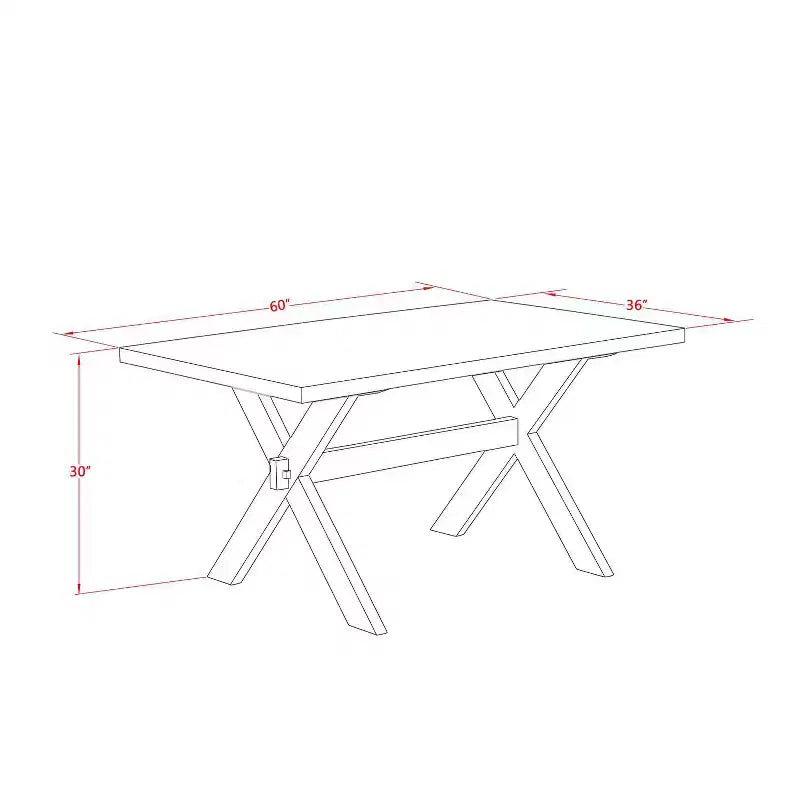 HomeStock Table de salle à manger 6 pièces rectangulaire en bois massif brossé blanc lin avec 1 banc et 4 chaises