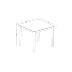 Ensemble de salle à manger 3 pièces - Table et 2 chaises - Ensemble de salle à manger en bois - Style nordique - Fini chêne