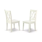 Ensemble de salle à manger rectangulaire 7 pièces – Table de 42x60 pouces avec 6 chaises à dossier double X – Ensemble de cuisine et salle à manger