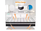 Matelas Hybride Queen 35 cm en Boîte, Mousse à Mémoire de Forme Gel Sensation Moyenne, Housse Respirante Rafraîchissante, Isolation des Mouvements, CertiPUR-US