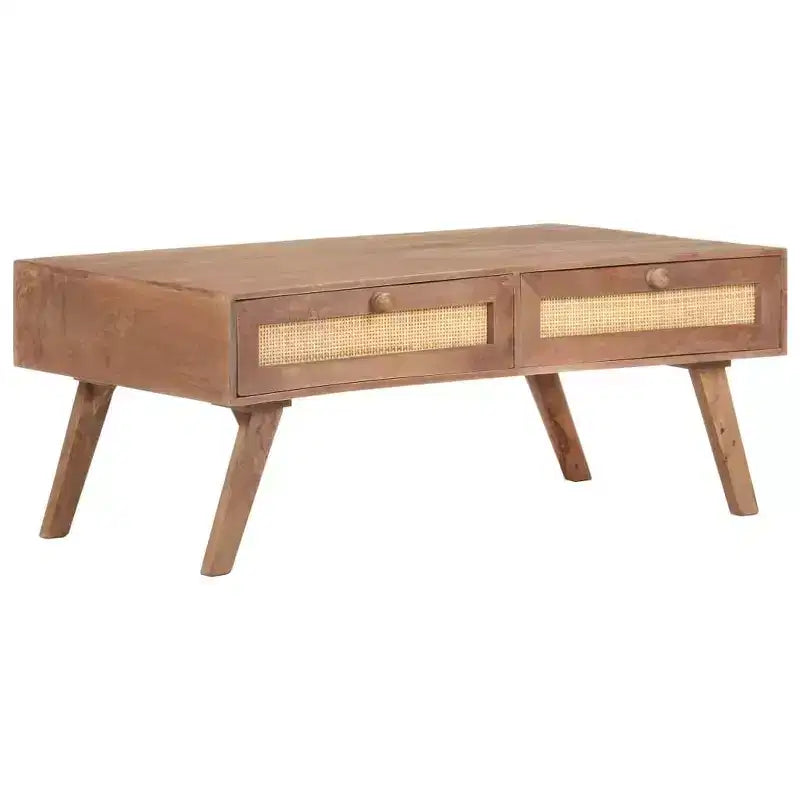 vidaXL Table basse 100x60x40 cm Bois de manguier massif