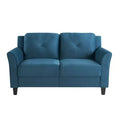 Lifestyle Solutions Harper Loveseat Blue Velvet