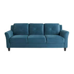 Lifestyle Solutions Harper Sofa Blue Velvet