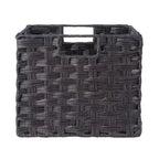 40,08" Étagère de Rangement Timothy 7 pièces avec Paniers Noir/Chocolat - Winsome : Style Transitionnel, Bois Composite, Assemblage Sans Outils