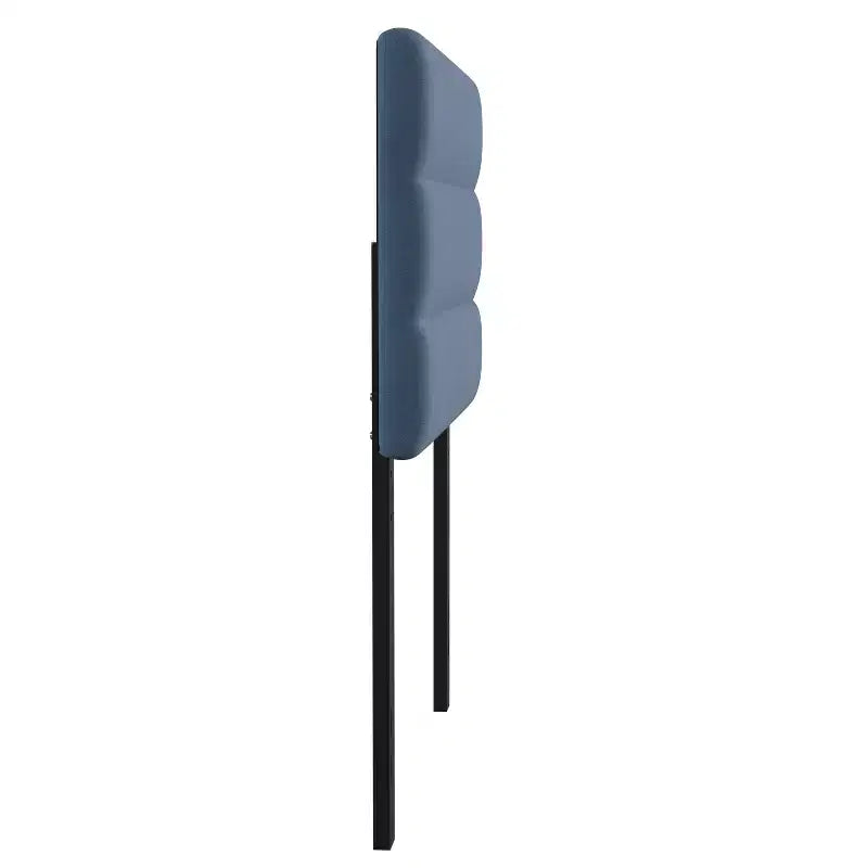 Tête de lit Merrick Lane avec revêtement capitonné et cadre en métal thermolaqué
