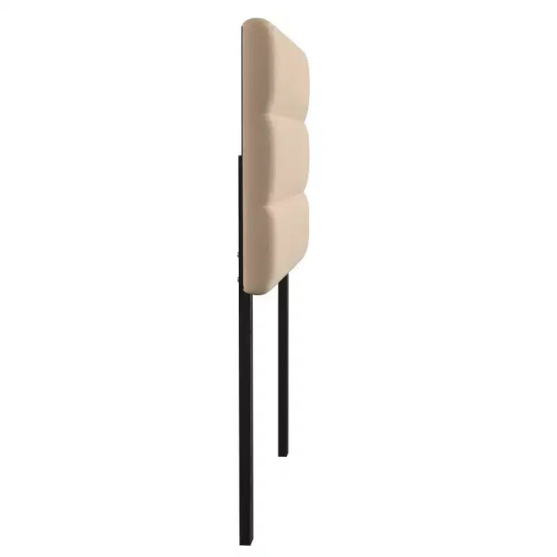 Tête de lit Merrick Lane avec revêtement capitonné et cadre en métal thermolaqué