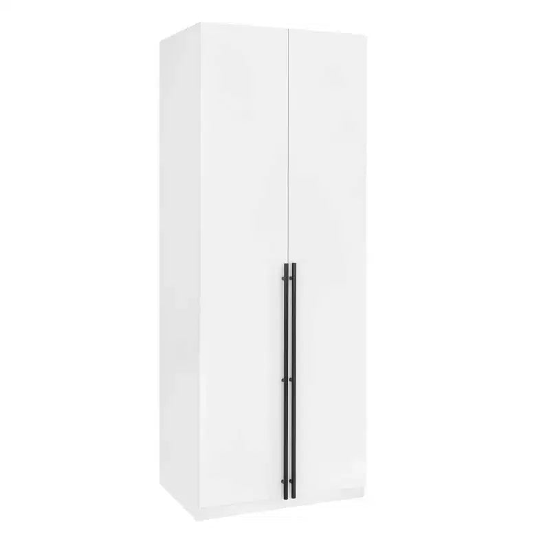 Manhattan Comfort Armoire modulable 2 pièces Lee 4 portes et 8 étagères