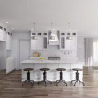Élément haut de cuisine HOMLUX Easy-DIY Shaker Blanc facile à assembler avec accès facile