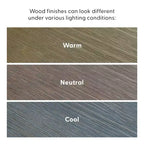 Cadre de lit double classique en bois massif Plank+Beam avec tête de lit pour adultes
