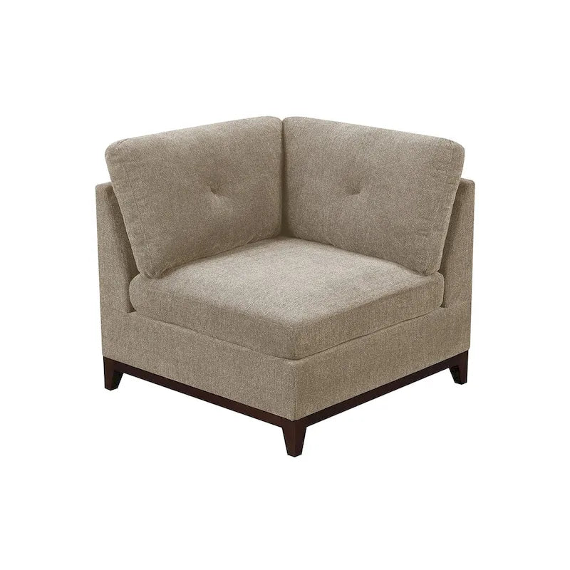 Camel Chenille Sectional Modular