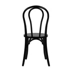 Flash Furniture Betsy Chaise de salle à manger empilable en bois massif de style Thonet de qualité commerciale – Lot de 2