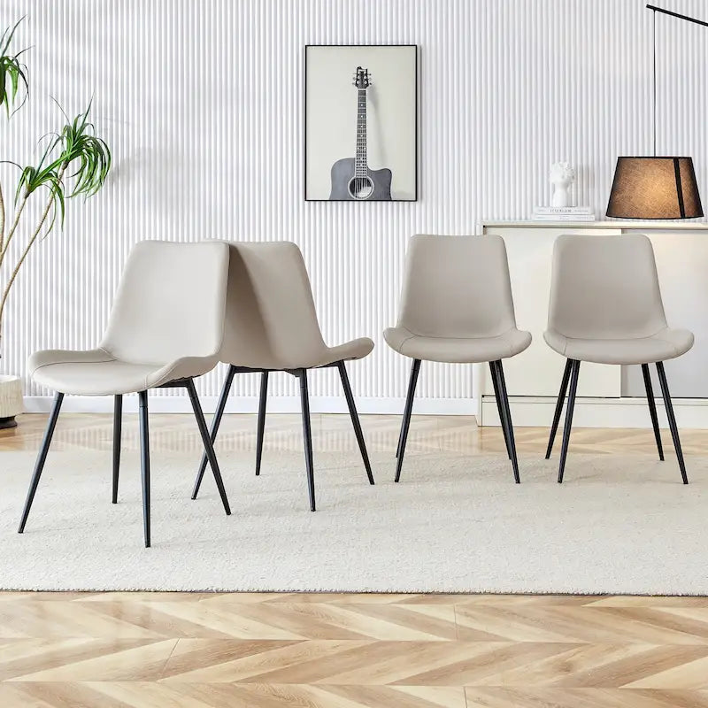 Chaise de salle à manger avec coussin de dossier