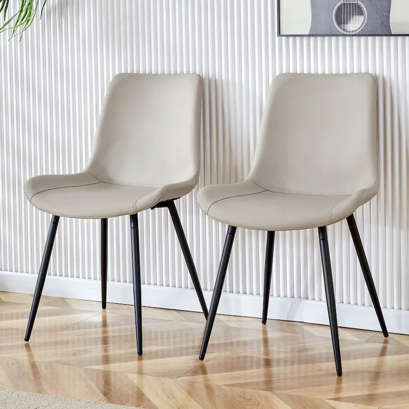 Chaise de salle à manger avec coussin de dossier